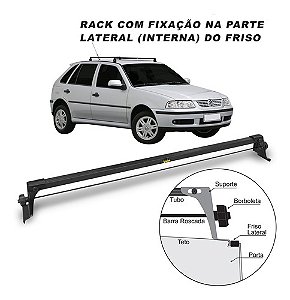 Rack de Teto Gol G2 G3 G4 4 Ptas (95/14)  - Fixação Friso Teto