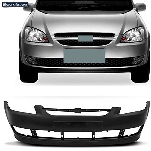 P/choque Plast CORSA CLASSIC (SEM GRADE) 2010 / 2013 DIANTEIRO PRETO