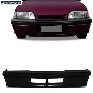 P/choque Plast MONZA TUBARÃO 1991 / 1996 DIANTEIRO PRETO C/ ALMA DE AÇO