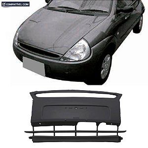 P/choque Plast KA - GL / CLX / IMAGE 1997 / 2002 DIANTEIRO PRETO TEX CENTRO