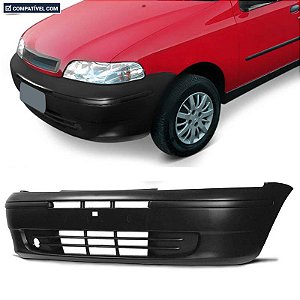 P/choque Plast PALIO WEEK. / RESTYLING I 2001/2007 DIANTEIRO PRETO LISO S/ MILHA