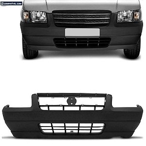 P/choque Plast UNO FIRE / FIORINO 2004 / 2005 DIANTEIRO PRETO Texturizado  / Grade Estreita