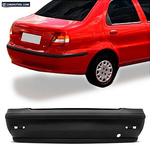 P/choque Plast SIENA RESTYLLING I 2001/2006 TRASEIRO PRETO LISO
