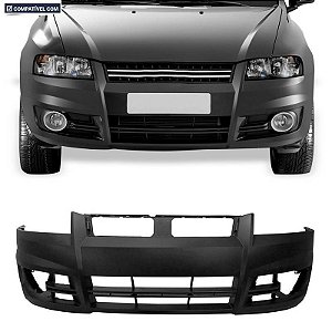 P/choque Plast STILO 2008 / 2011 DIANTEIRO PRETO LISO