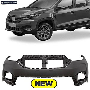 P/choque Plast STRADA ENDURENCE / FREEDOM / VOLCANO 2020 / 2022 DIANTEIRO PRETO SUPERIOR LISO