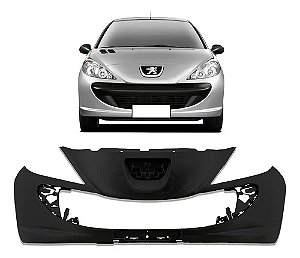 P/choque Plast PEUGEOT - MOD 207 / HOGGAR 2010 / 2015 DIANTEIRO PRETO LISO S/ FURO MILHA