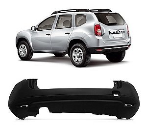 P/choque Plast DUSTER 2012 / 2015 TRASEIRO PRETO LISO