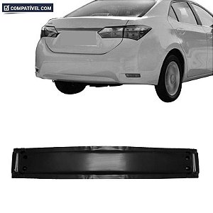 P/choque Plast COROLLA 2014 / 2019 TRASEIRO PRETO LISO