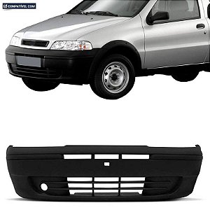 Parachoque Strada Restyling 1 02/07 Dianteiro Preto Texturizdo s/ Farol