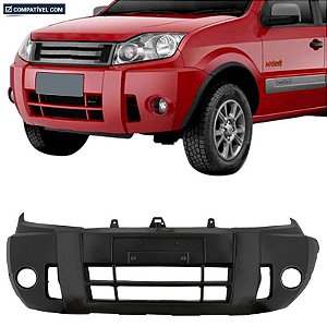 Parachoque Ecosport 08/12 Dianteiro Preto Liso c/furo