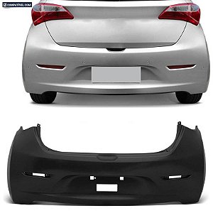 Parachoque HB 20  HATCH 13/15 Traseiro Preto Liso