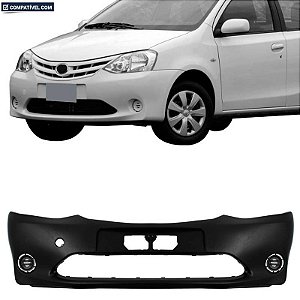 Parachoque Etios 12/16 Dianteiro Preto Liso c/ e s/farol