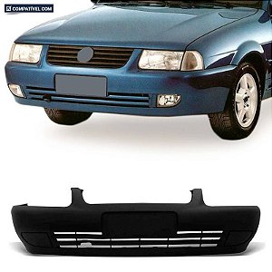 Parachoque Santana  99/06 Dianteiro Preto Liso  c/ e s/ Farol