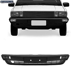Parachoque Santana 87/91 Dianteiro Preto Texturizado c/ Farol