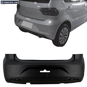 Parachoque Fox 14/... Traseiro Preto Liso