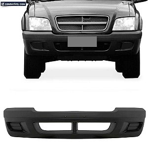 Parachoque S-10 / Blazer 01/08 Dianteiro Preto Liso com e sem farol
