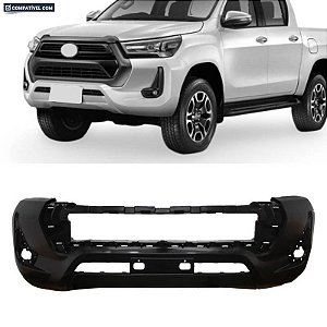 Parachoque Hilux 21/... Dianteiro Preto Liso