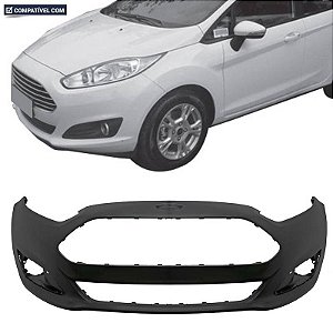 Parachoque New Fiesta Sedan 14/... Dianteiro Preto Liso