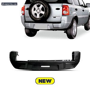 Parachoque Ecosport  08/12 Traseiro Preto Texturizado