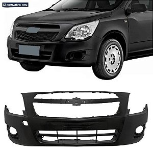 Parachoque Cobalt 12/15 Dianteiro Preto Liso c/ Farol
