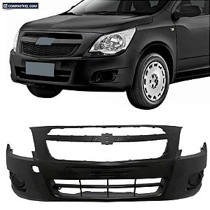 Parachoque Cobalt 12/15 Dianteiro Preto Liso s/ Farol