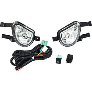 Kit Gol/Voyage G7 2016 > Grade Preta Botão Redondo Modelo Original Cromado