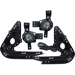 Kit HB20 Hatch/Sedan 2020 > 2022 Moldura Preta Botão Modelo Universal