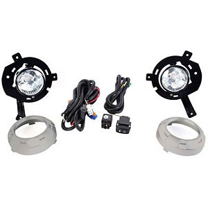 Kit L200 Triton 2005 > 2010 Moldura Cinza Botão Modelo Original