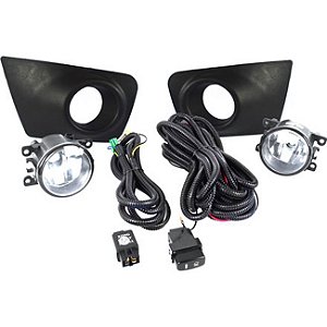 Kit L200 Triton 2011 > 2013 Moldura Preta e Suporte Botão Modelo Original