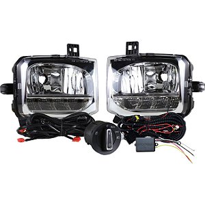 Kit T-Cross 2018 > DRL + Pisca + Módulo Botão Modelo Original