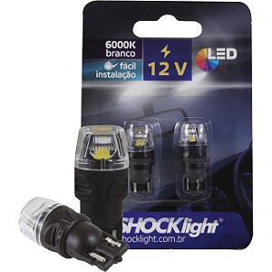 LED T10 - 04 SMD 2835/4218 12V BRANCO