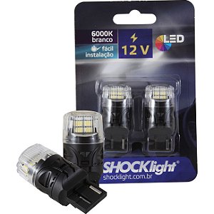 LED T20 - 16 LEDS - 2835/4216  1-POLO 12V BRANCO