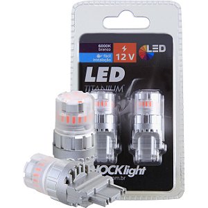 LED T25 - TITANIUM 23 SMD-4014/3030 - 1 POLO 12V VERMELHO