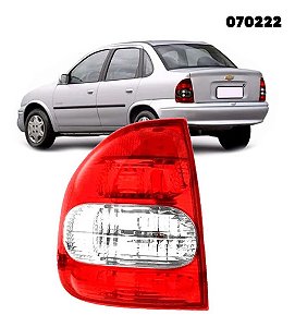 LANTERNA TRAS CORSA SEDAN/CLASSIC 00/10 RUBI LE