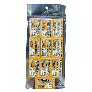 Lâmina para Navalhete Bic Chrome Platinum Lâminas Inteiras