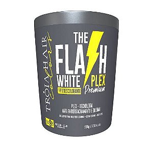 Pó Descolorante The Flash White Plex 9 Tons Tróia Hair 500g