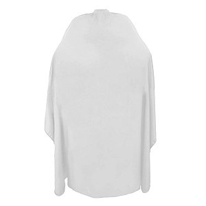 Capa de Corte Adulto Liza Microfibra 2,00 x 1,30 Branca Fechamento Zíper