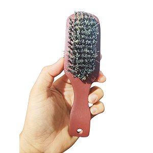 Escovinha de Disfarce em Madeira 21cm Cabo Vermelho