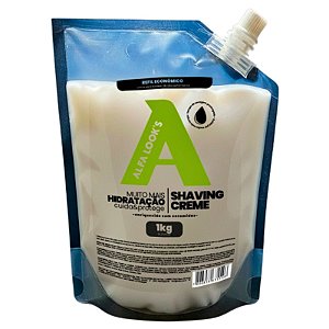 Refil Shaving em Creme Alfa Looks 1kg