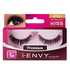 CÍLIOS POSTIÇOS AU NATURALE 01 KPE08S - KISS NEW YORK