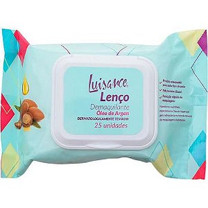 LENÇO DEMAQUILANTE ÓLEO DE ARGAN - LUISANCE