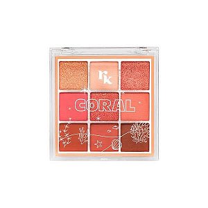 PALETA DE SOMBRAS CORAL 9 CORES - RUBY KISSES