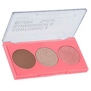 CONTORNO & ILUMINADOR & BLUSH - PELE DE MILHÕES 2 - DAILUS