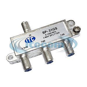 3 Way Splitter 1GHz SP-31GS Soldado