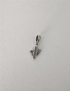 PINGENTE CACTO PEQUENO PRATA 925