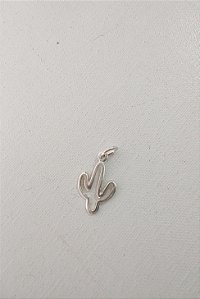 PINGENTE CACTO VAZADO PRATA 925