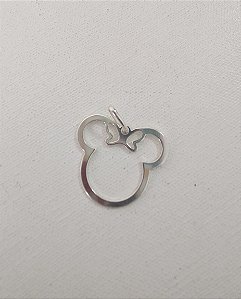 PINGENTE VAZADO MINNIE PRATA 925