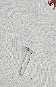 PIERCING CORRENTE COM PONTO DE LUZ PRATA 925
