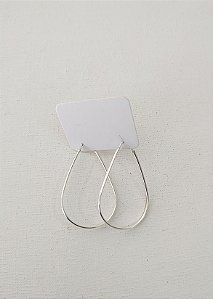 ARGOLA GOTA LISA PRATA 925
