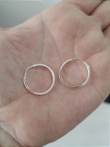 ARGOLA DE PRATA 925 FIO QUADRADO